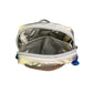 Puffer Card Holder in Metallic Silver