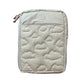 Puffer Laptop Case in Comforting Beige