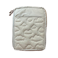 Puffer Laptop Case in Comforting Beige