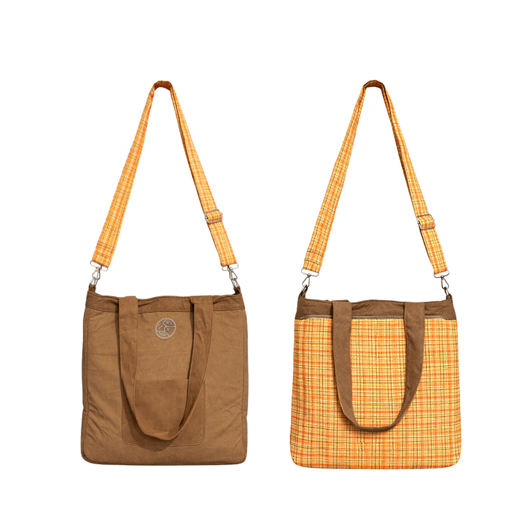Playful Sling Tote Bag in Mocha Tart (Party Vol)