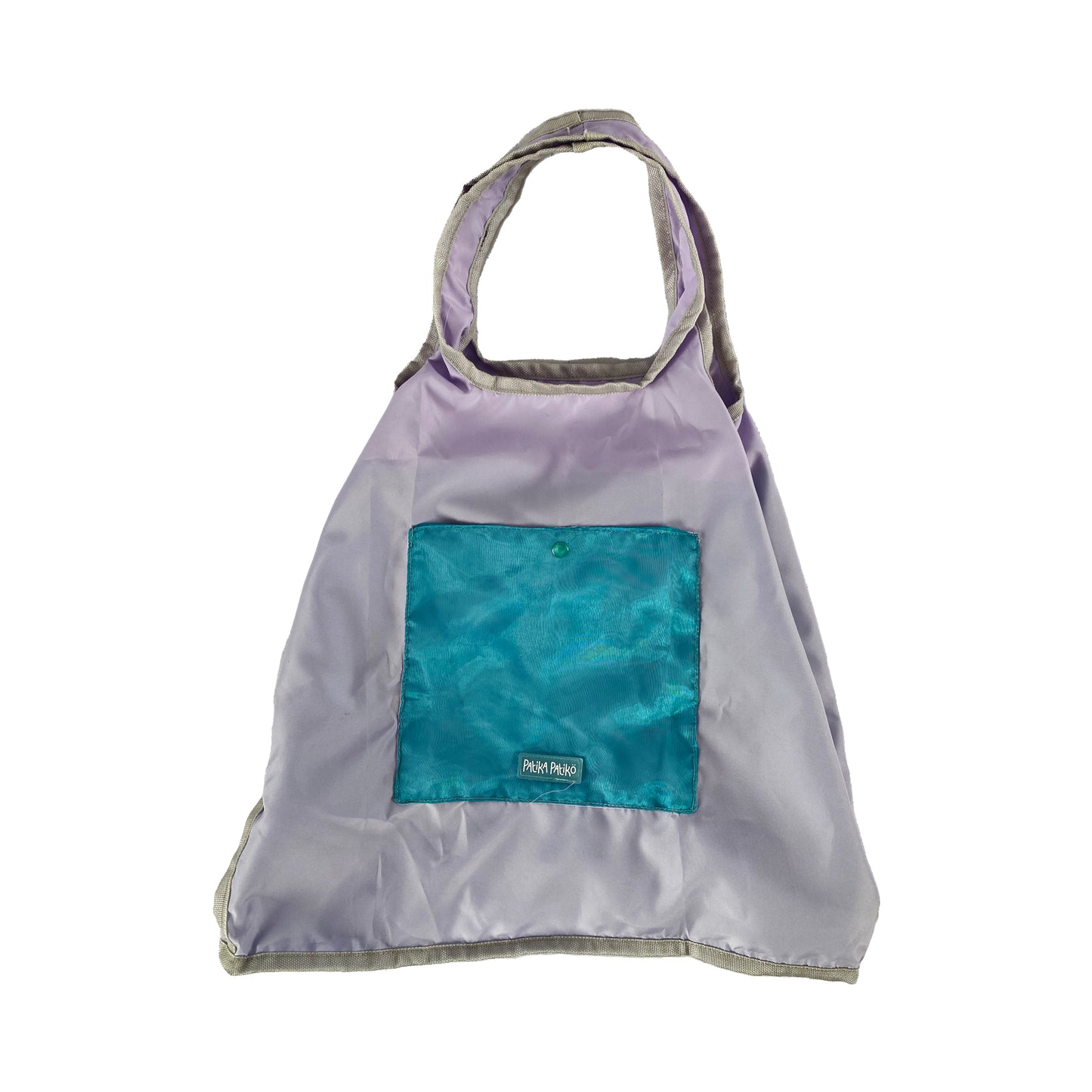 Foldable Reversible Shopping Bag in Soothing Lilac