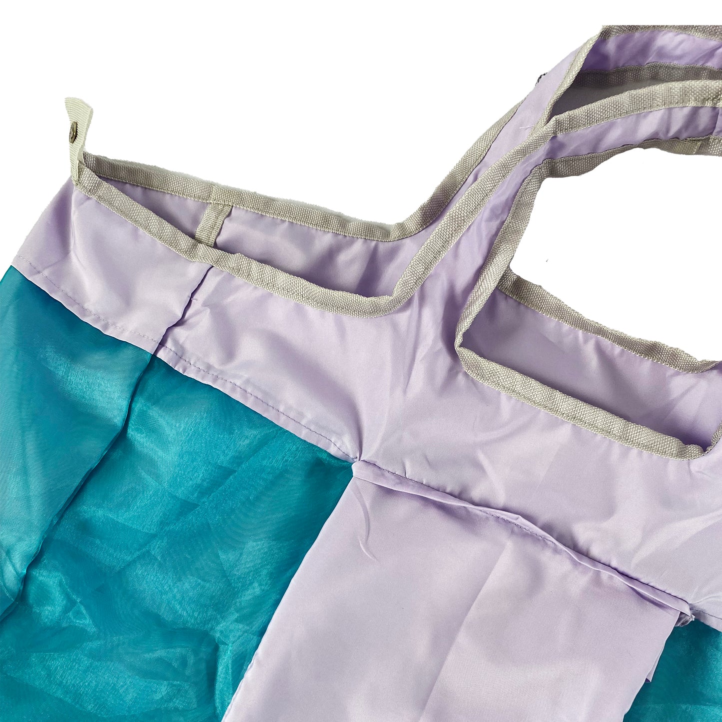 Foldable Reversible Shopping Bag in Soothing Lilac