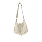 Relaxed Messenger Bag in Calming Ivory