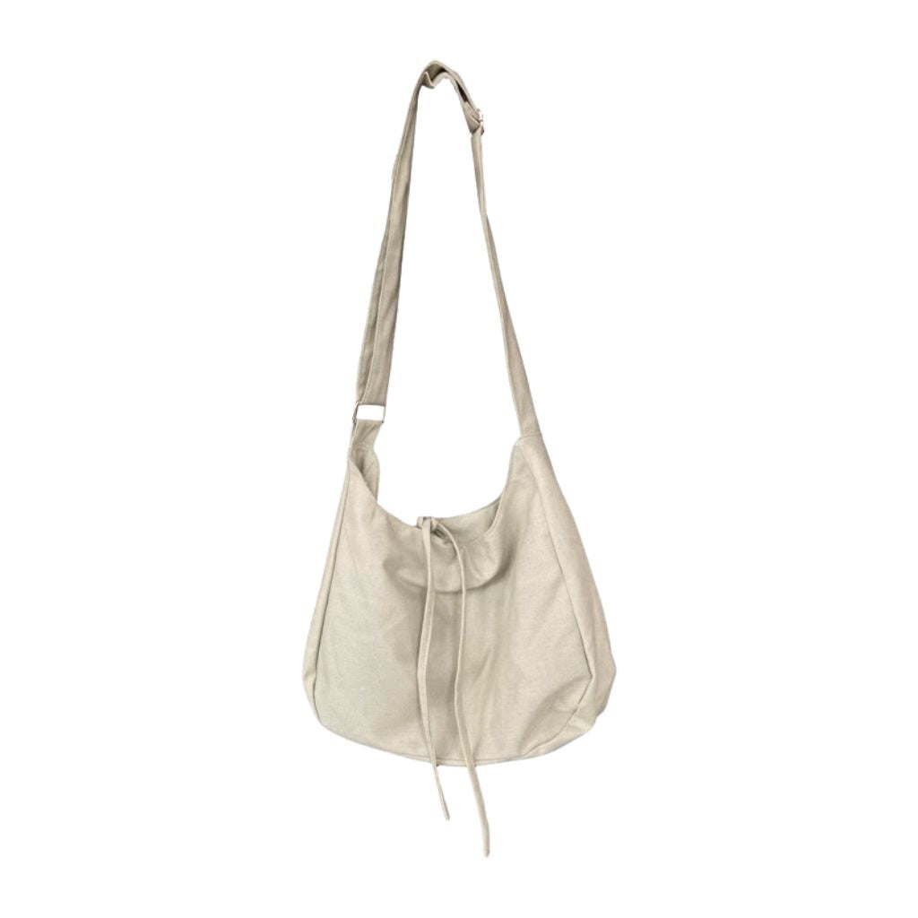 Relaxed Messenger Bag in Calming Ivory