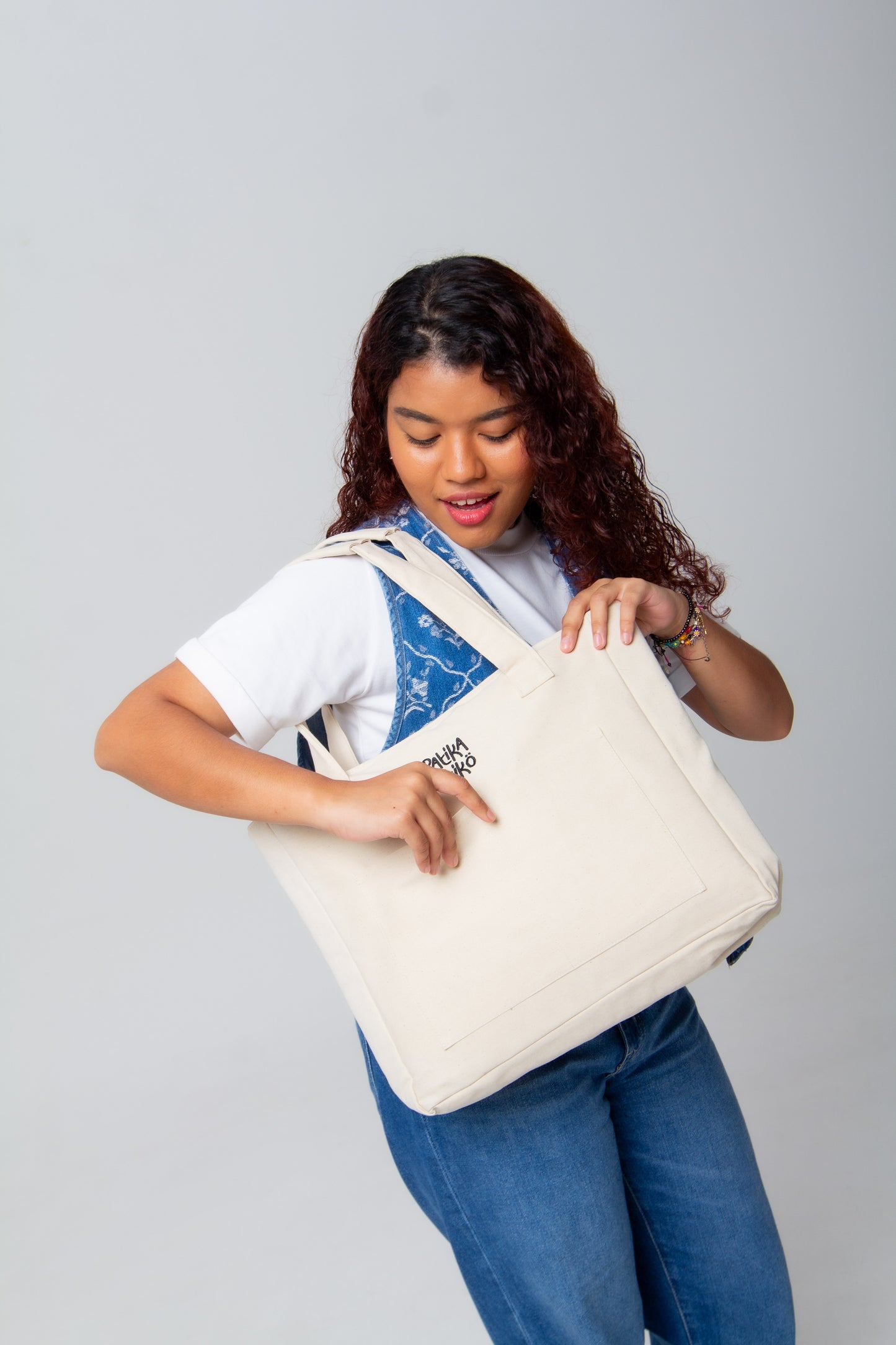 Everyday Multi Tote Bag in Warm White