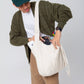 Relaxed Messenger Bag in Calming Ivory
