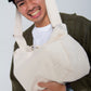 Relaxed Messenger Bag in Calming Ivory
