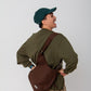 Relaxed Messenger Bag in Hazelnut Brown