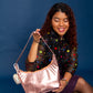 Gleam Shoulder Bag in Rose Quartz