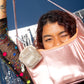 Gleam Shoulder Bag in Rose Quartz