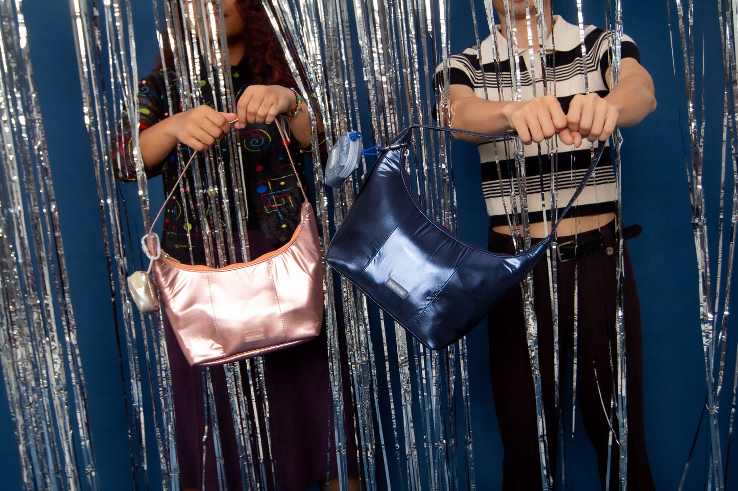 Gleam Shoulder Bag in Rose Quartz