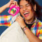 Trinket & Things Pouch in Blazing Pink
