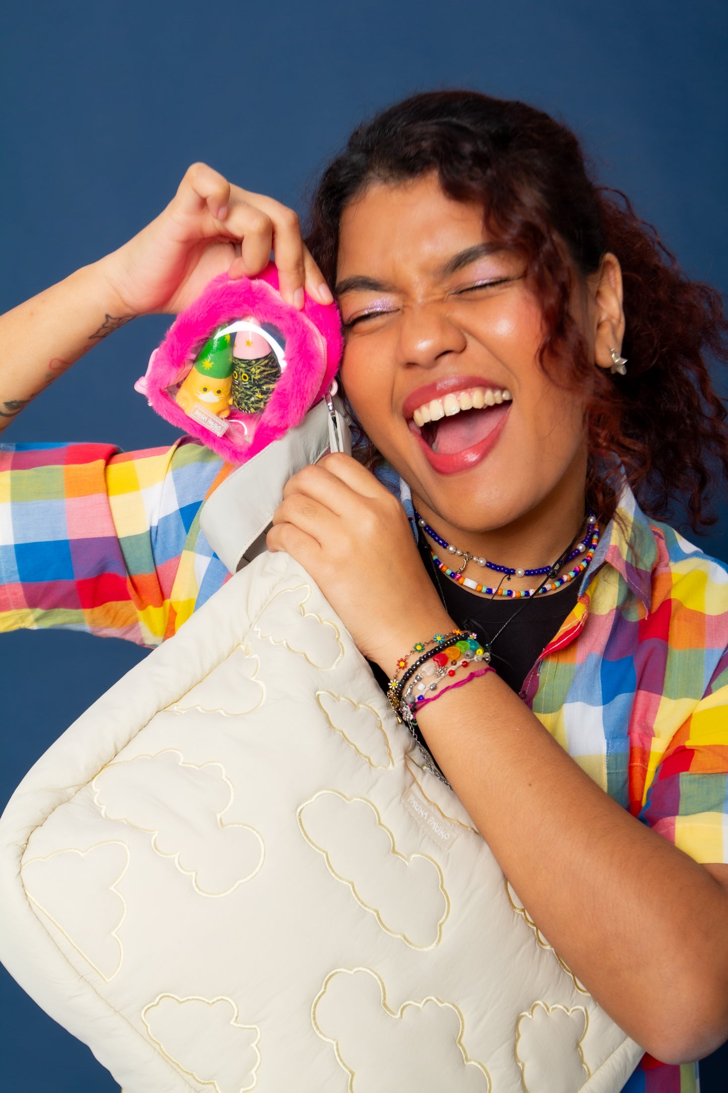 Trinket & Things Pouch in Blazing Pink