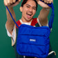 Medium Puffer Bag in Royal Cobalt