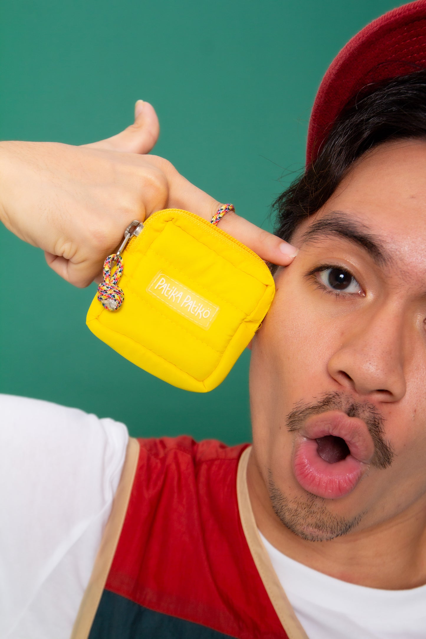 Mini Puffer Pouch in Joyful Sunkist