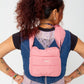Medium Puffer Bag in Lovely Pink