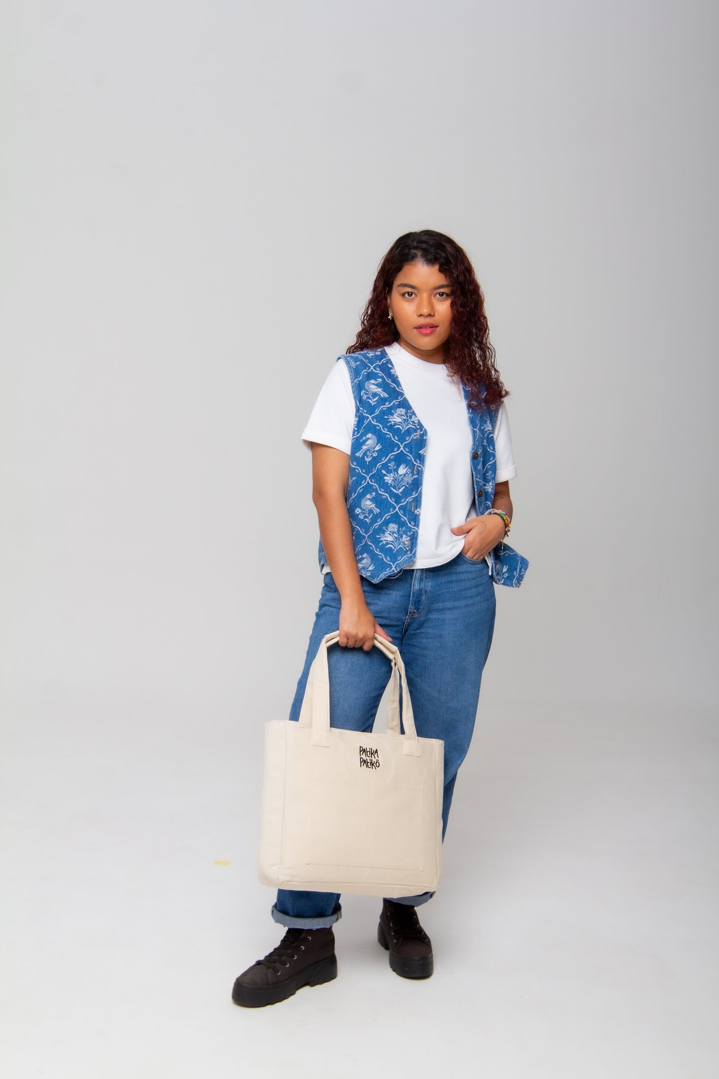 Everyday Multi Tote Bag in Warm White