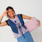 Puffer Laptop Case in Friendly Mauve