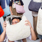 Puffer Messenger Bag in Comforting Beige