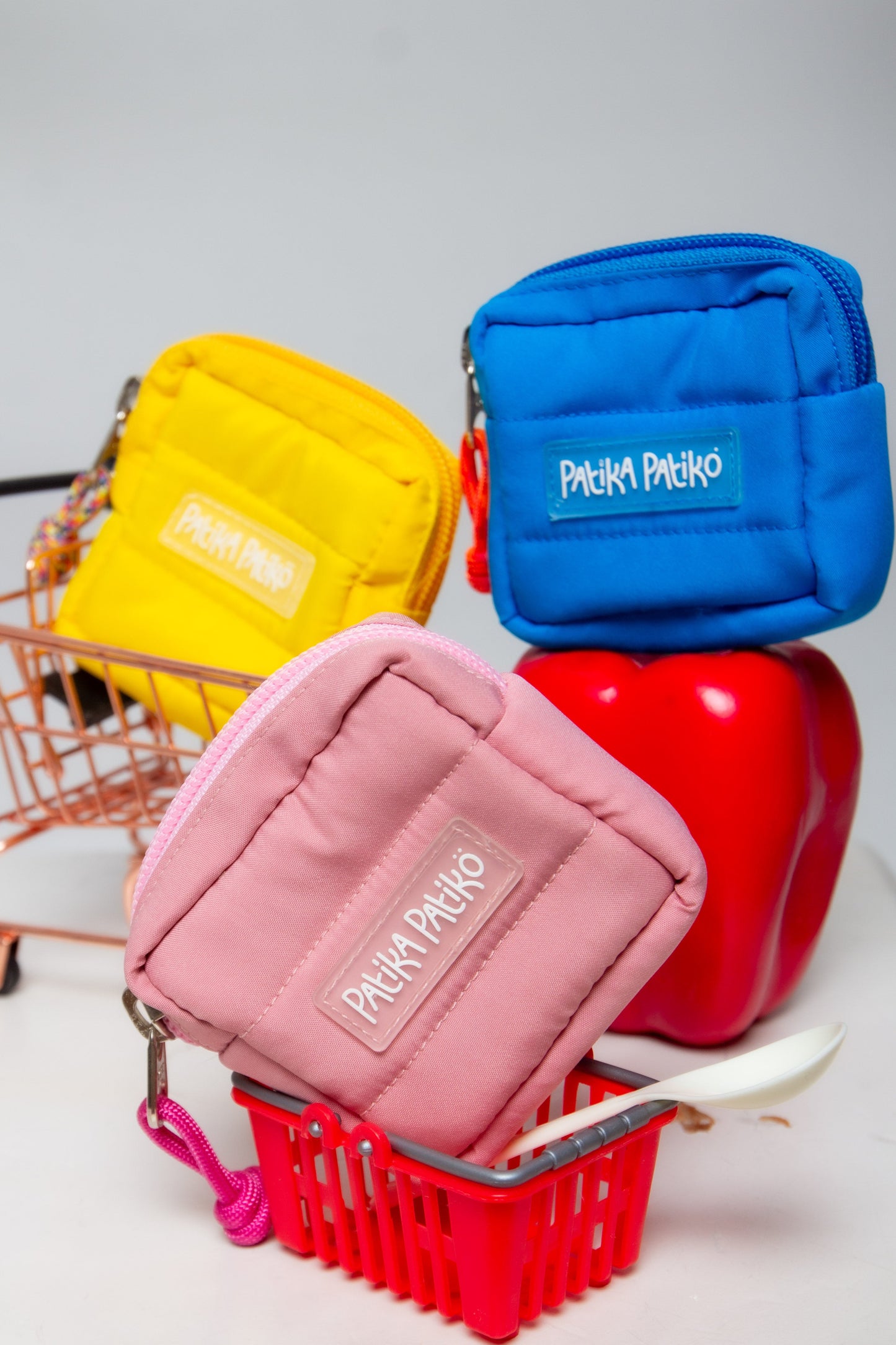 Mini Puffer Pouch in Confident Cerulean