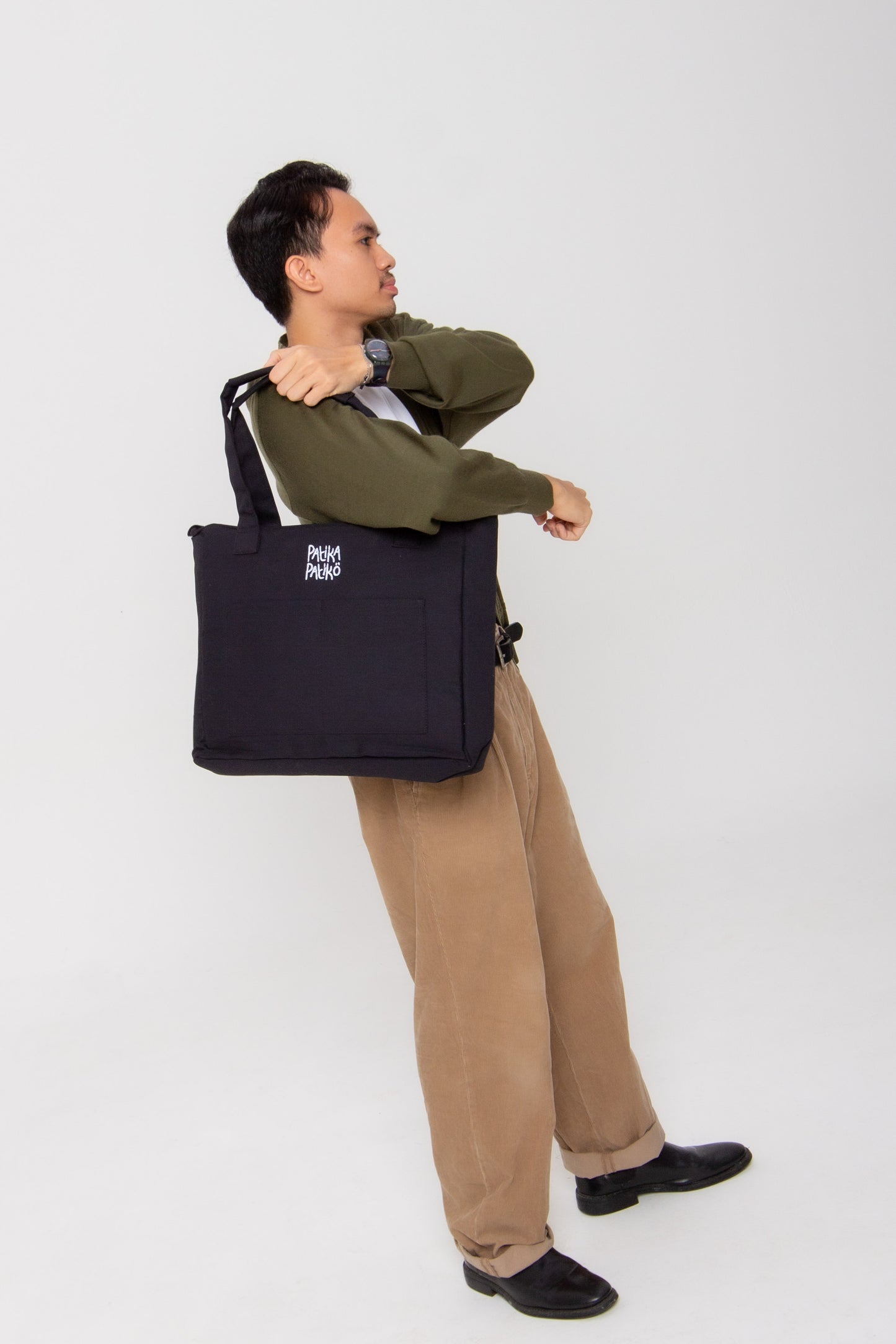 Everyday Multi Tote Bag in Mysterious Black