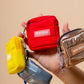 Mini Puffer Pouch in Fiery Red