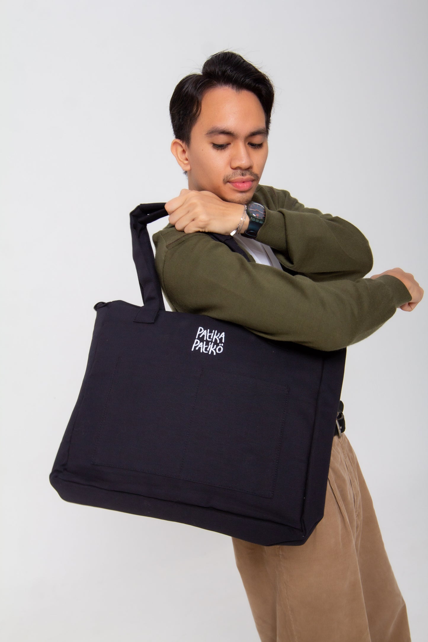 Everyday Multi Tote Bag in Mysterious Black