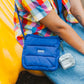 Medium Puffer Bag in Royal Cobalt