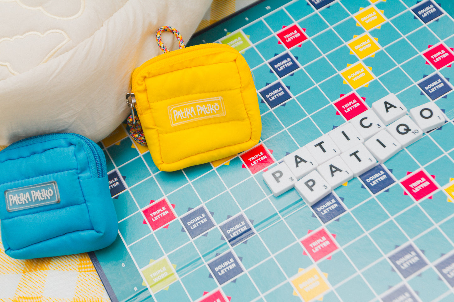 Mini Puffer Pouch in Joyful Sunkist